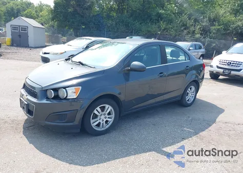 2016 Chevrolet Sonic Lt Auto из США, поврежденный, VIN 1G1JC5SBXG4166836